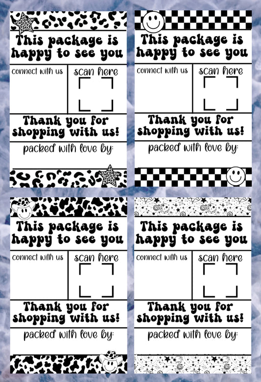 4x6 NEW QR Code Thermal Sticker - PLEASE READ FULL DESCRIPTION