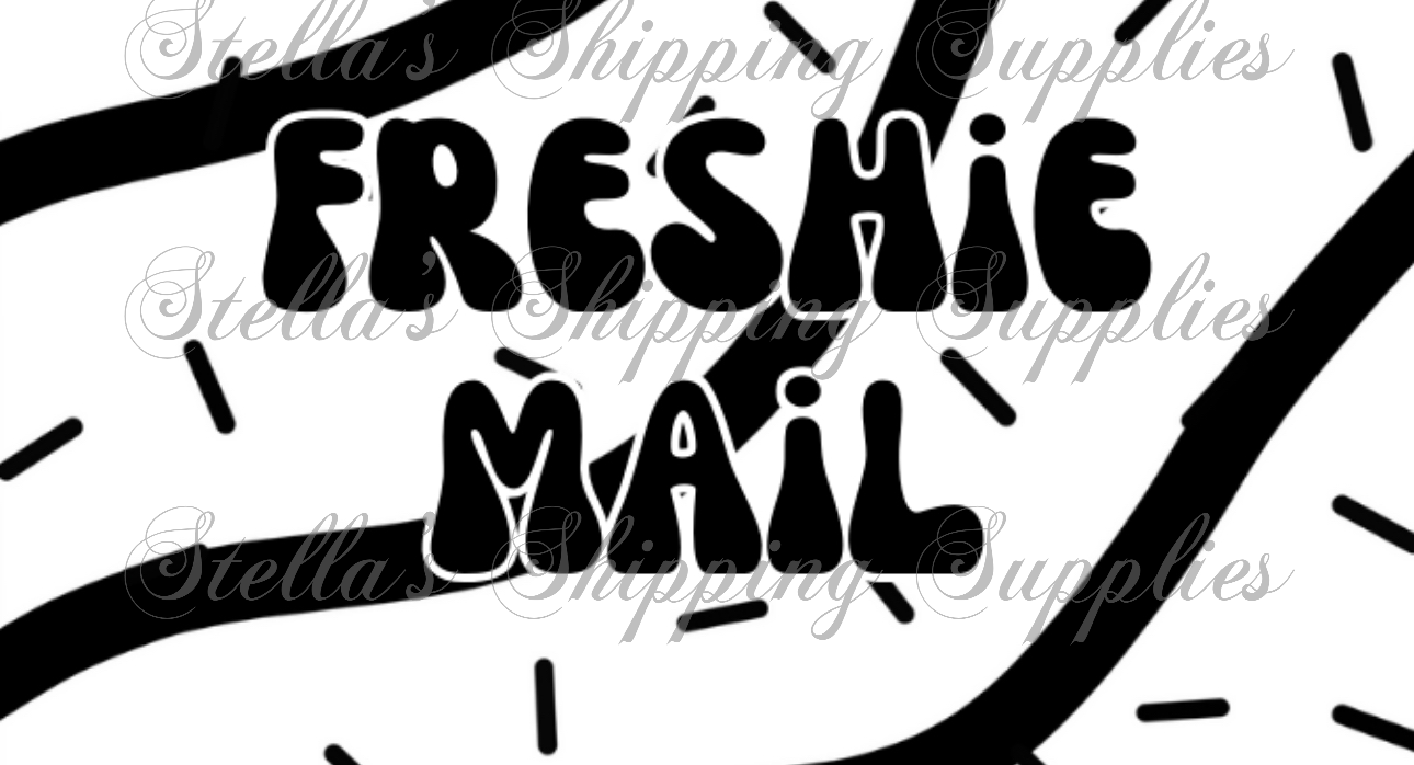 2.25x1.25” Freshie Mail Thermal Stickers