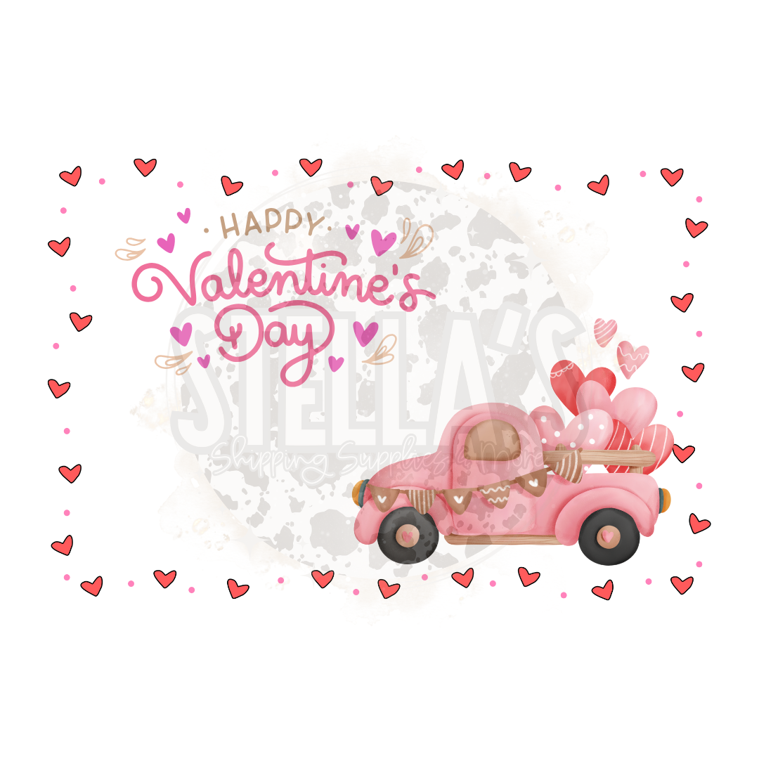 Valentines Day Truck Stickers
