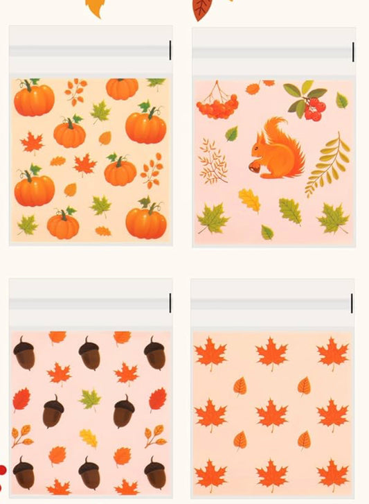 4x4 Fall Self Seal Bag