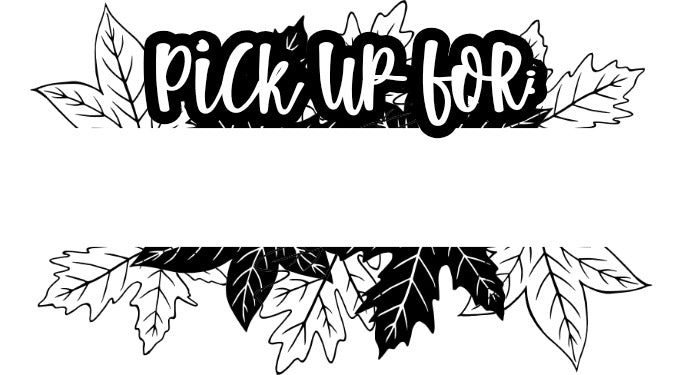 Pickup - Leaves Thermal Stickers