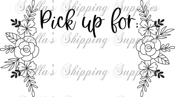 2.25x1.25” PU Roses Thermal Stickers