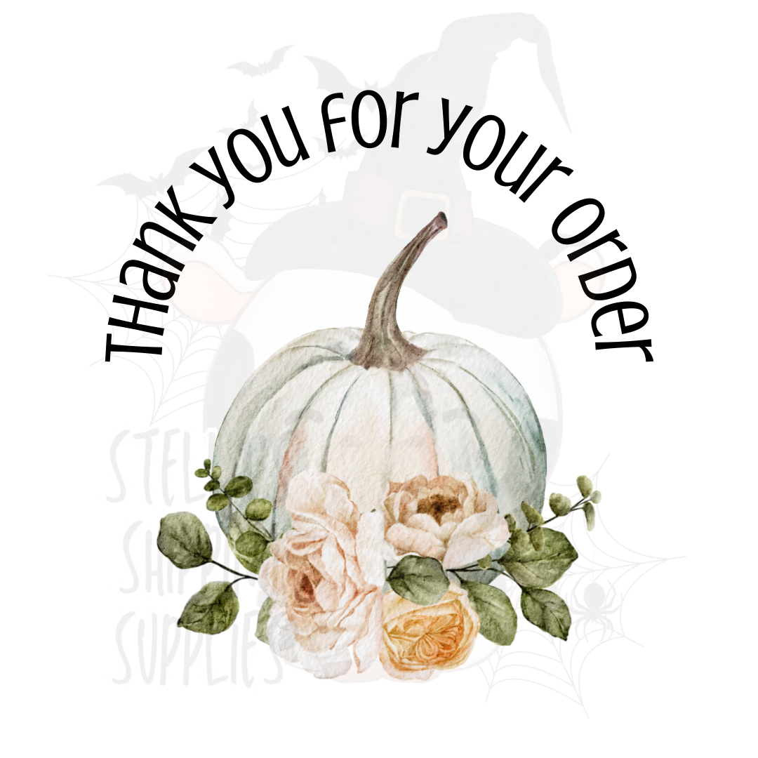TY Pumpkins Stickers