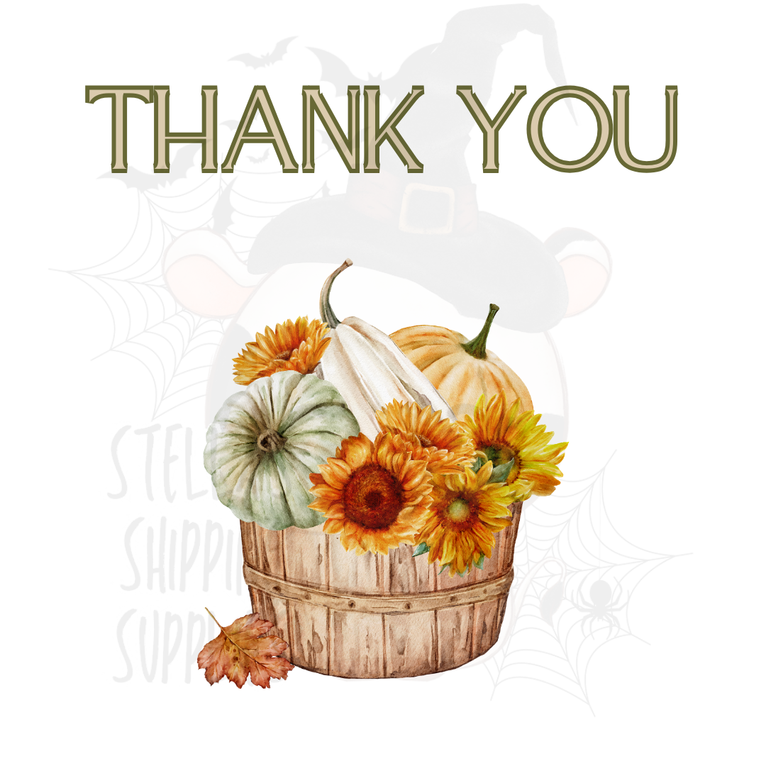 TY Pumpkins Stickers