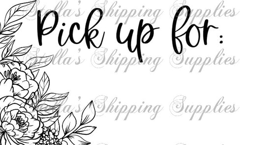 2.25x1.25” PU Blossom Thermal Stickers