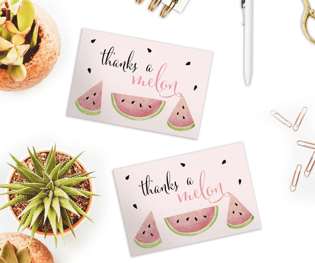 4x6 Melon TY Cards