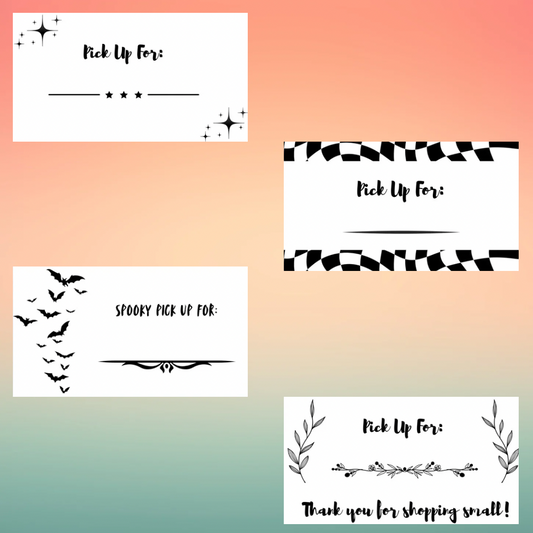 2.25x1.25” New PickUp Thermal Stickers