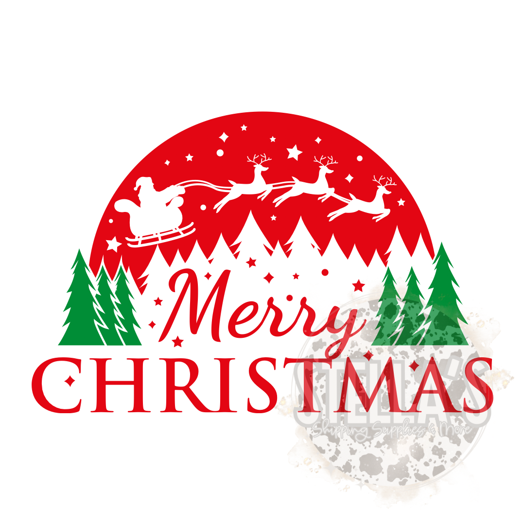 Christmas Sleigh Stickers