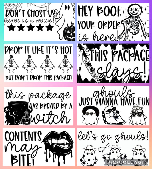 New Spooky Thermal Stickers