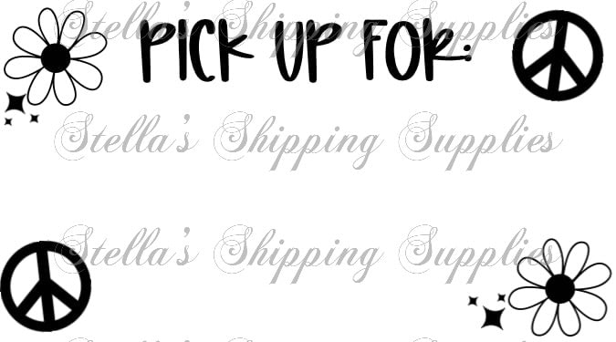 2.25x1.25” PU Groovy Thermal Stickers