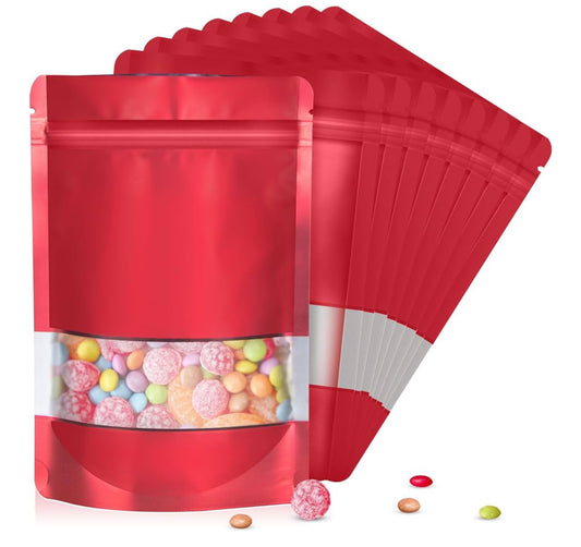 5.9x8.6” Red Holo Resealable Bag