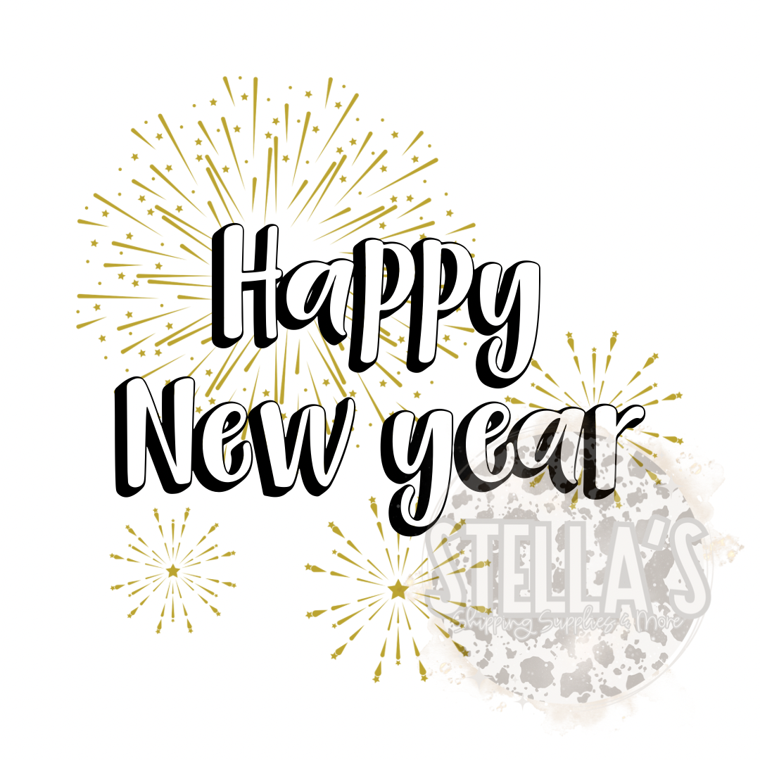 Happy New Year Stickers