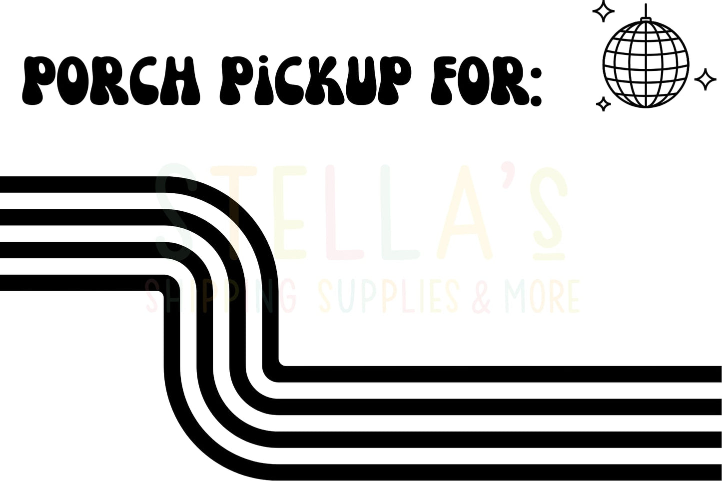 4x6 Retro Porch Pickup Thermal Sticker