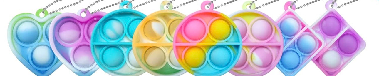 Mini Fidget Popper Keychain