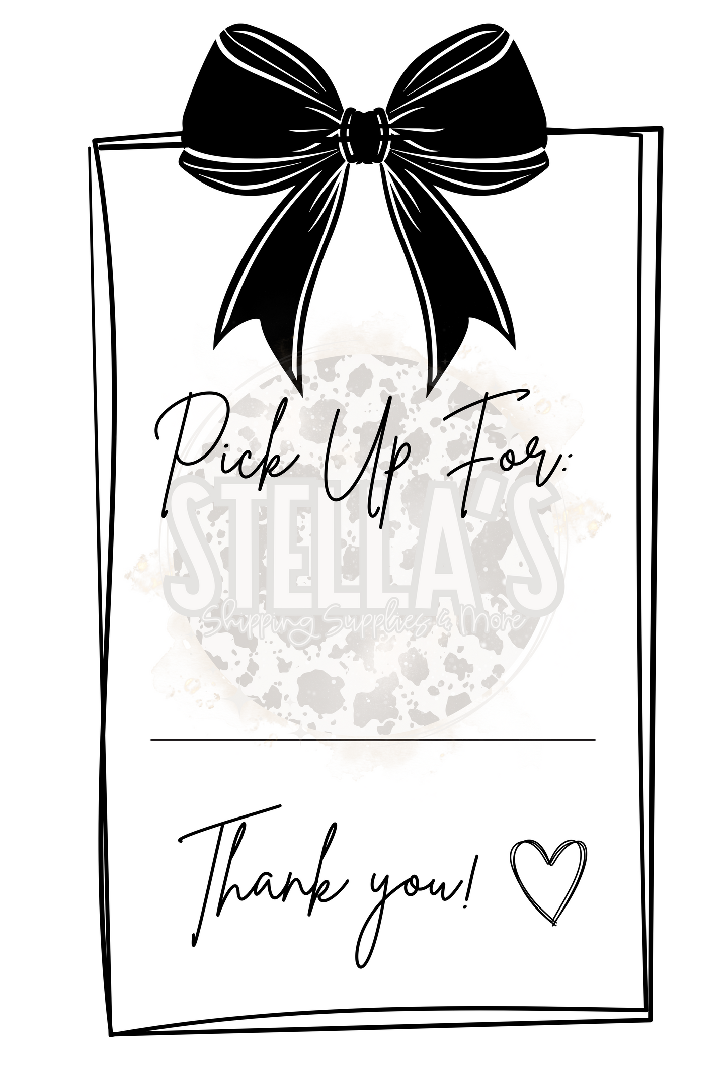 4x6 Bow Pickup Thermal Sticker