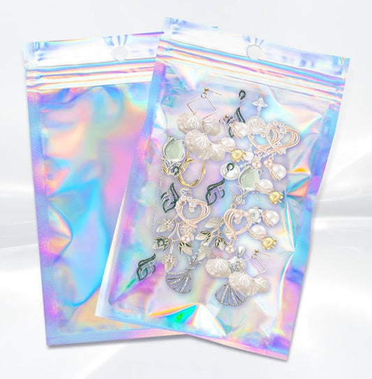 4x6 Silver Holo Resealable Bag