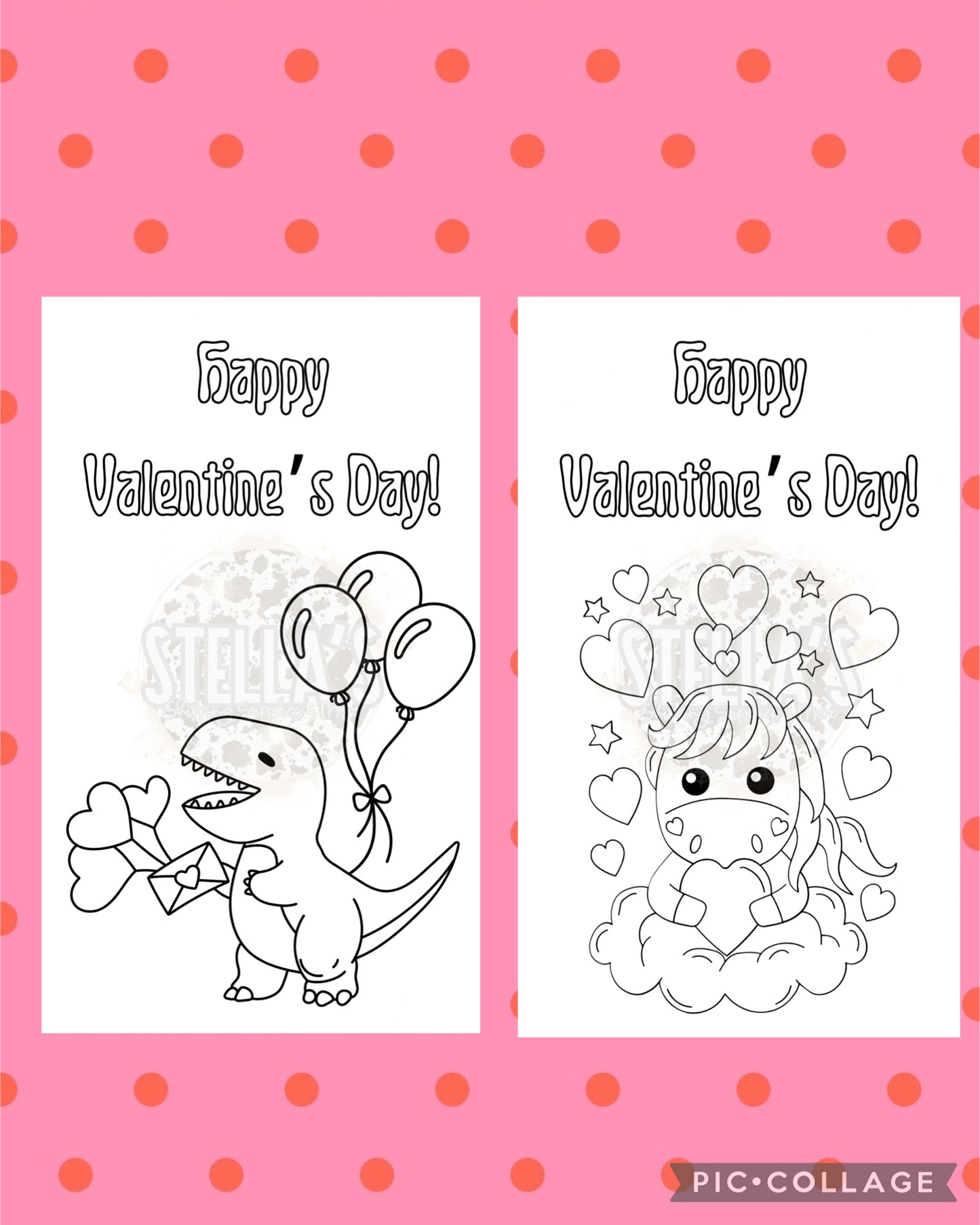 Valentine’s Coloring Cards