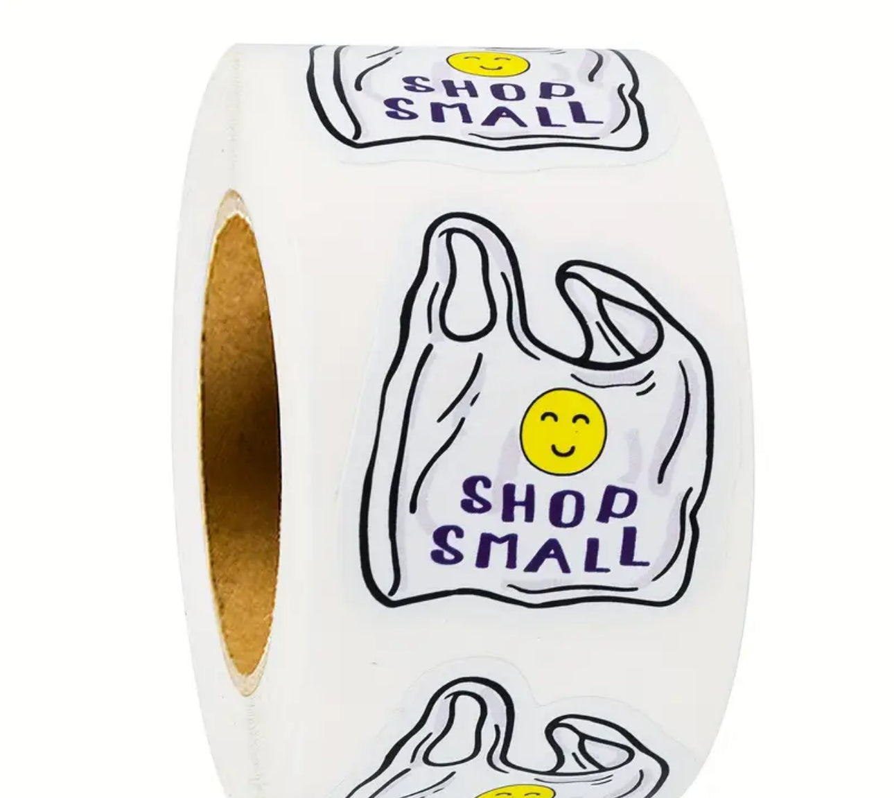 Shop Small Shopping Bag Stickers