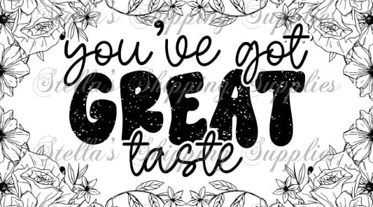 2.25x1.25” Great Taste Thermal Stickers