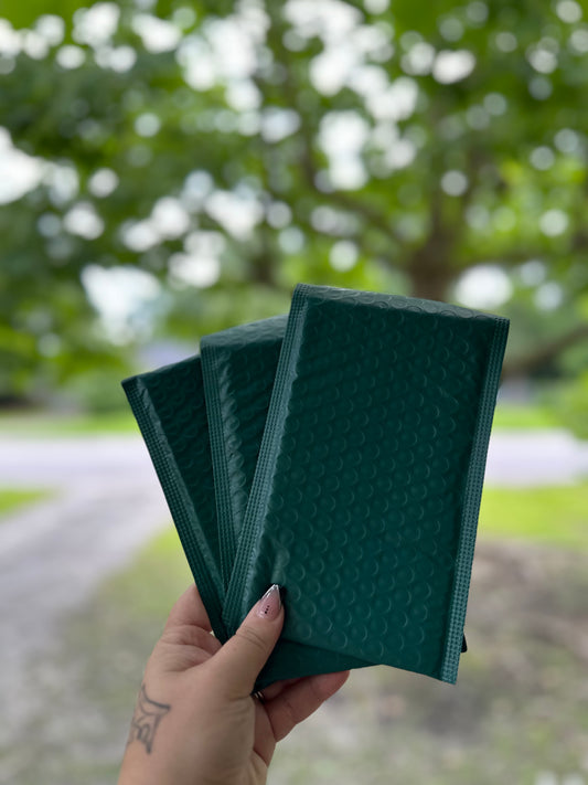 4x8 Emerald Bubble Mailer