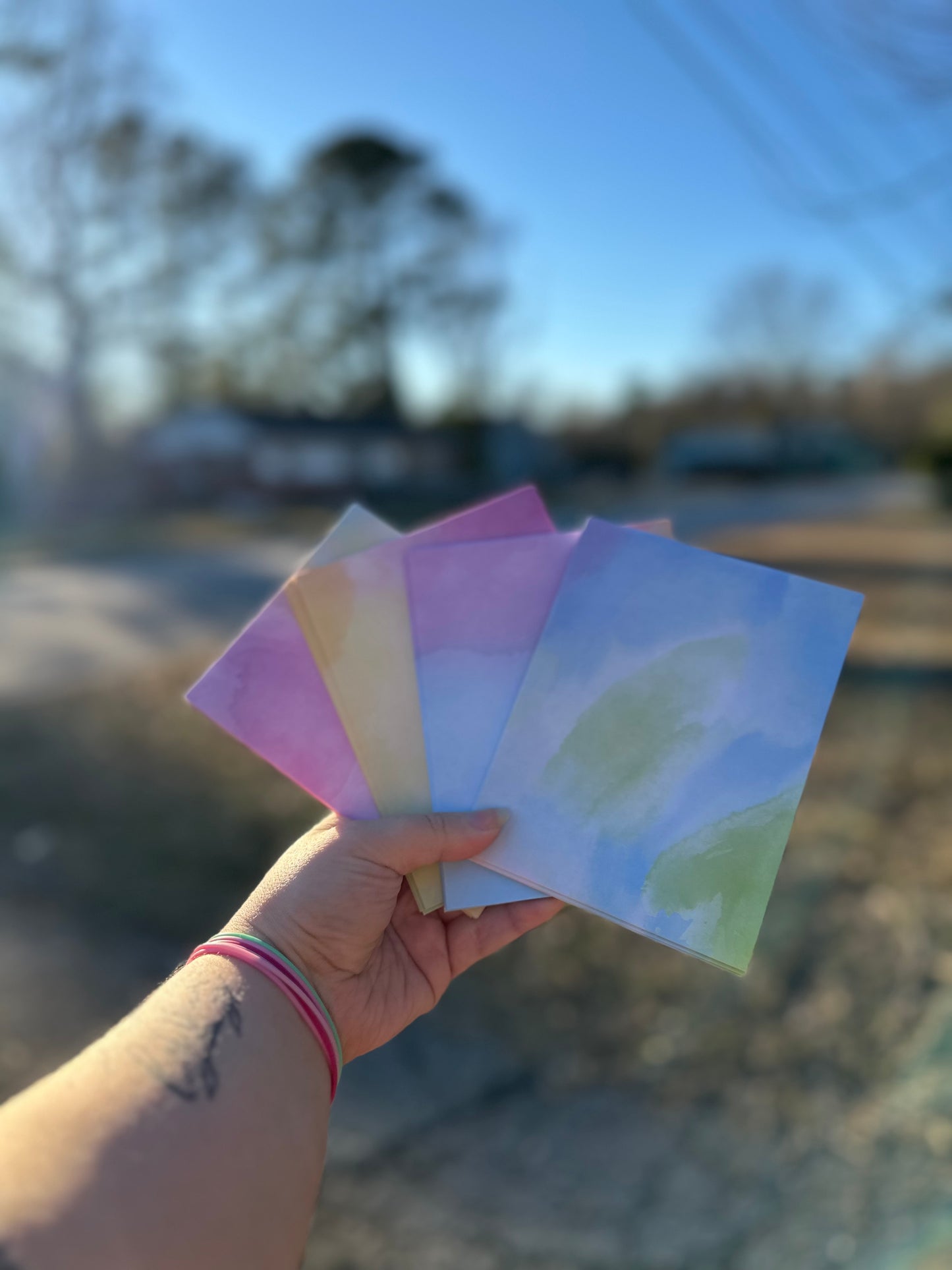 Tie Dye 4.375x5.75” Envelopes