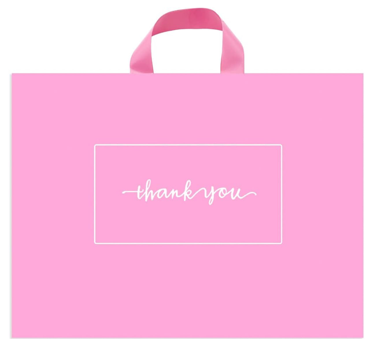 12x15 Pink Merch Bags