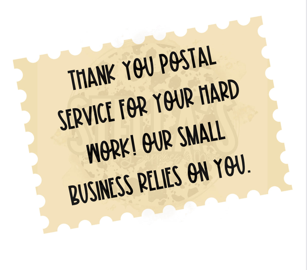 Postal Service TY Stickers