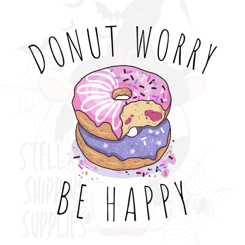 Donut Worry Stickers