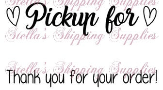 Heart Pickup Thermal Stickers