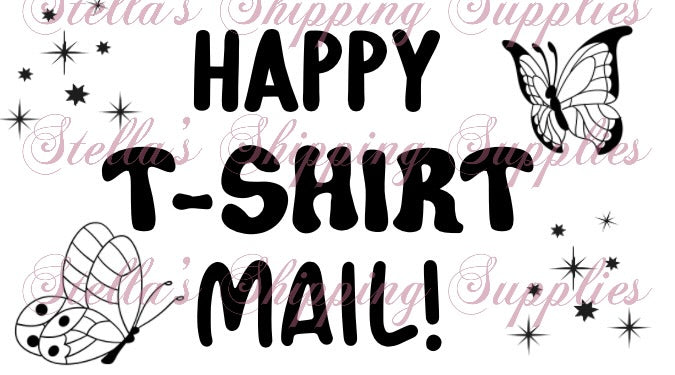 Shirt Mail - Butterfly Thermal Stickers