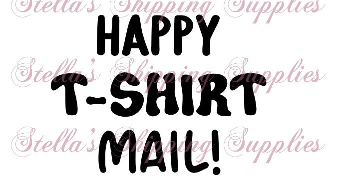 Shirt Mail Thermal Stickers