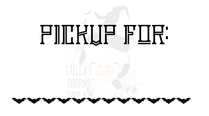 Batty Pickup Thermal Stickers