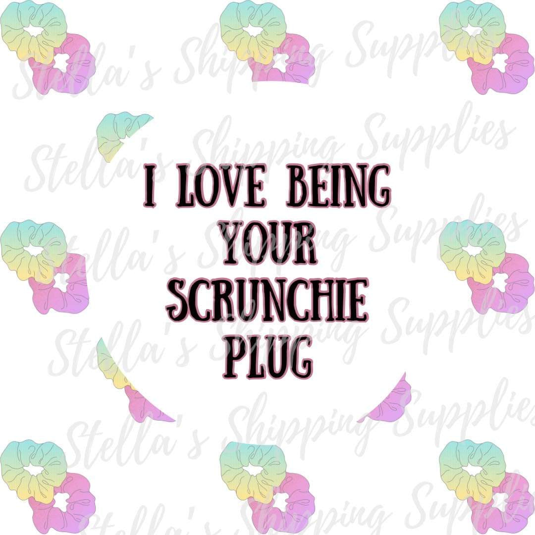 Scrunchie Plug Stickers