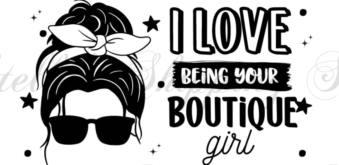 Boutique Girl Thermal Stickers