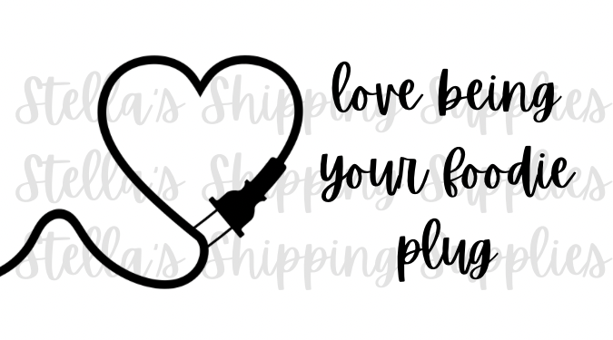 Foodie Plug Thermal Stickers