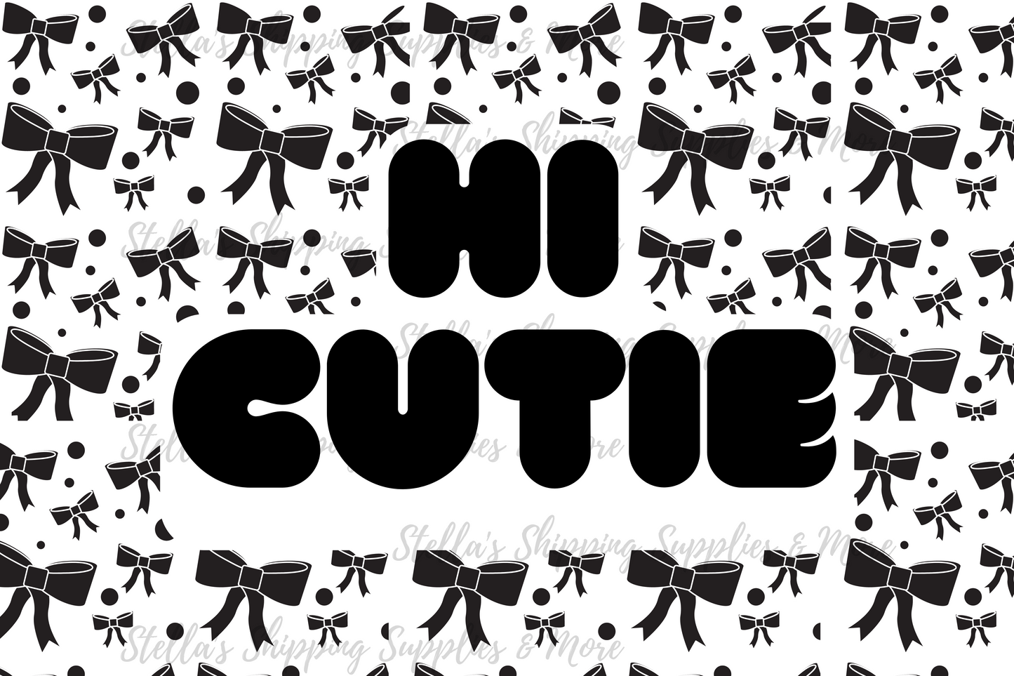 Hi Cutie Thermal Stickers