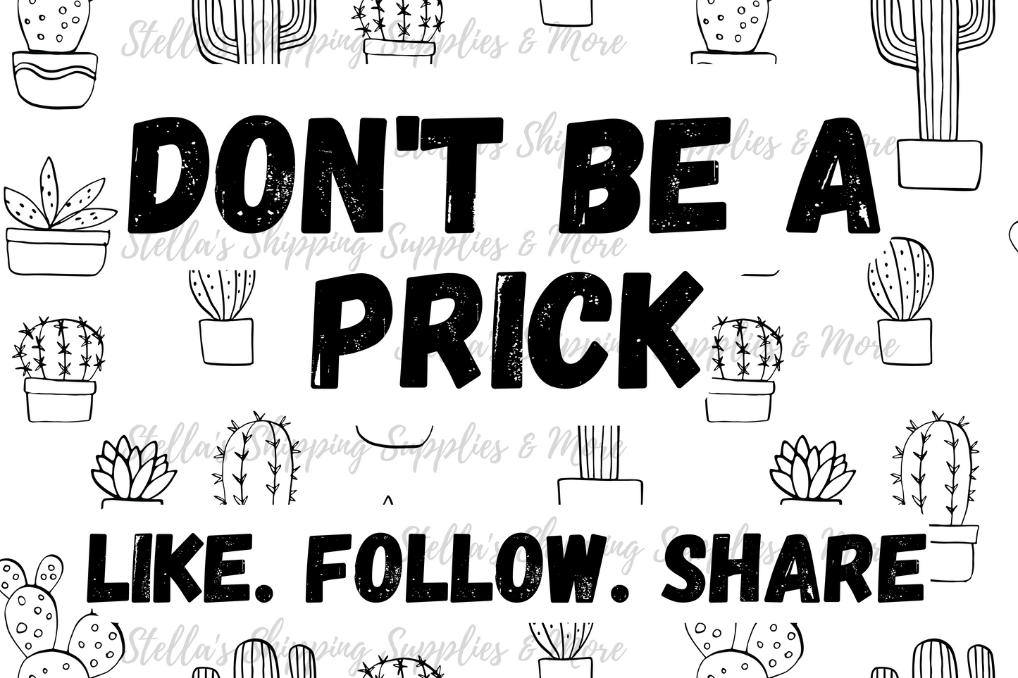 Prick Thermal Stickers