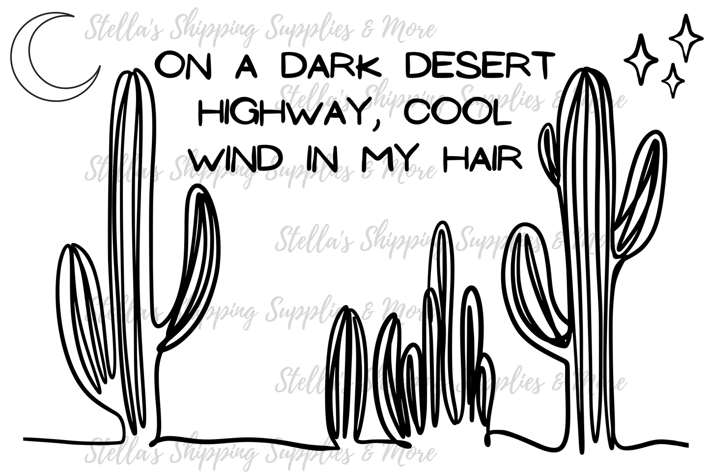 Desert Thermal Stickers