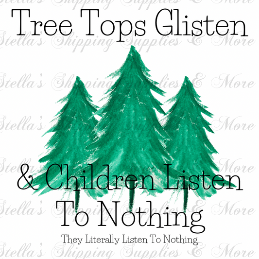 Children Don’t Listen Digital/Sticker