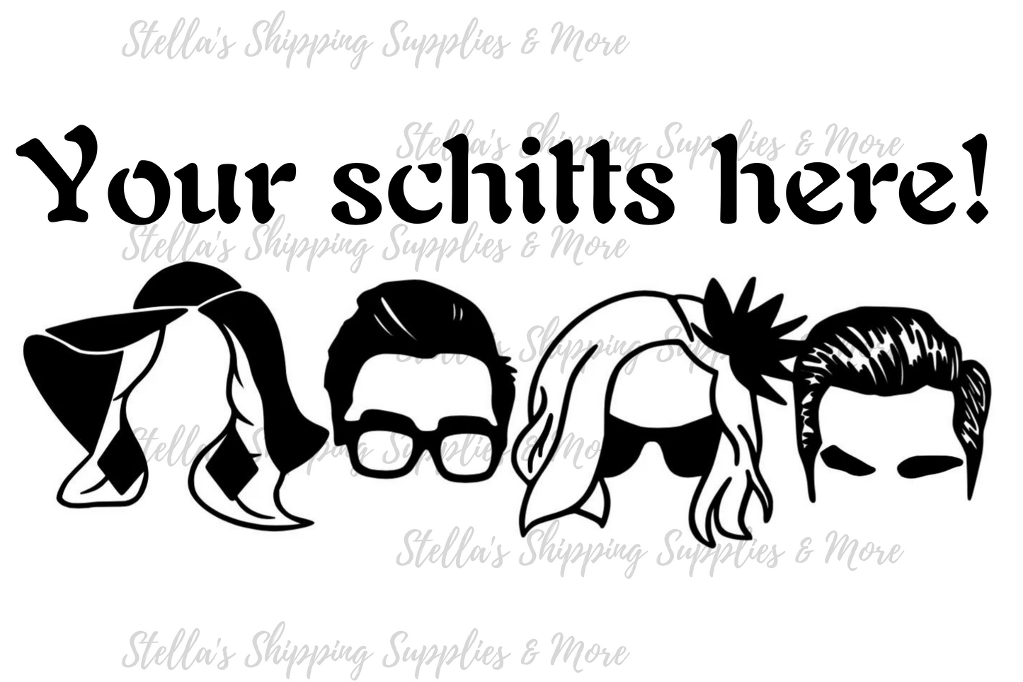 Schitt Thermal Stickers