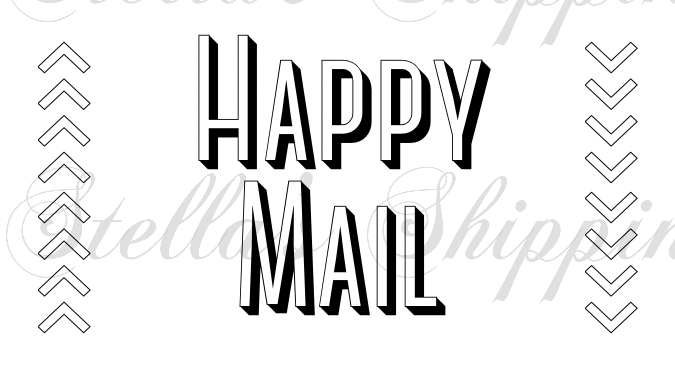 Happy Mail Thermal Stickers