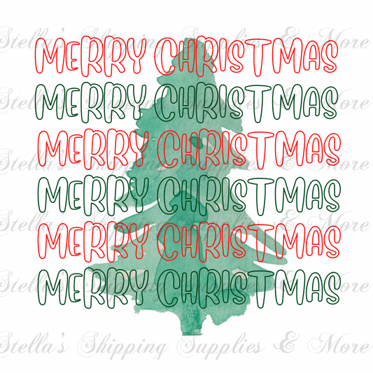 Merry Christmas Digital/Sticker