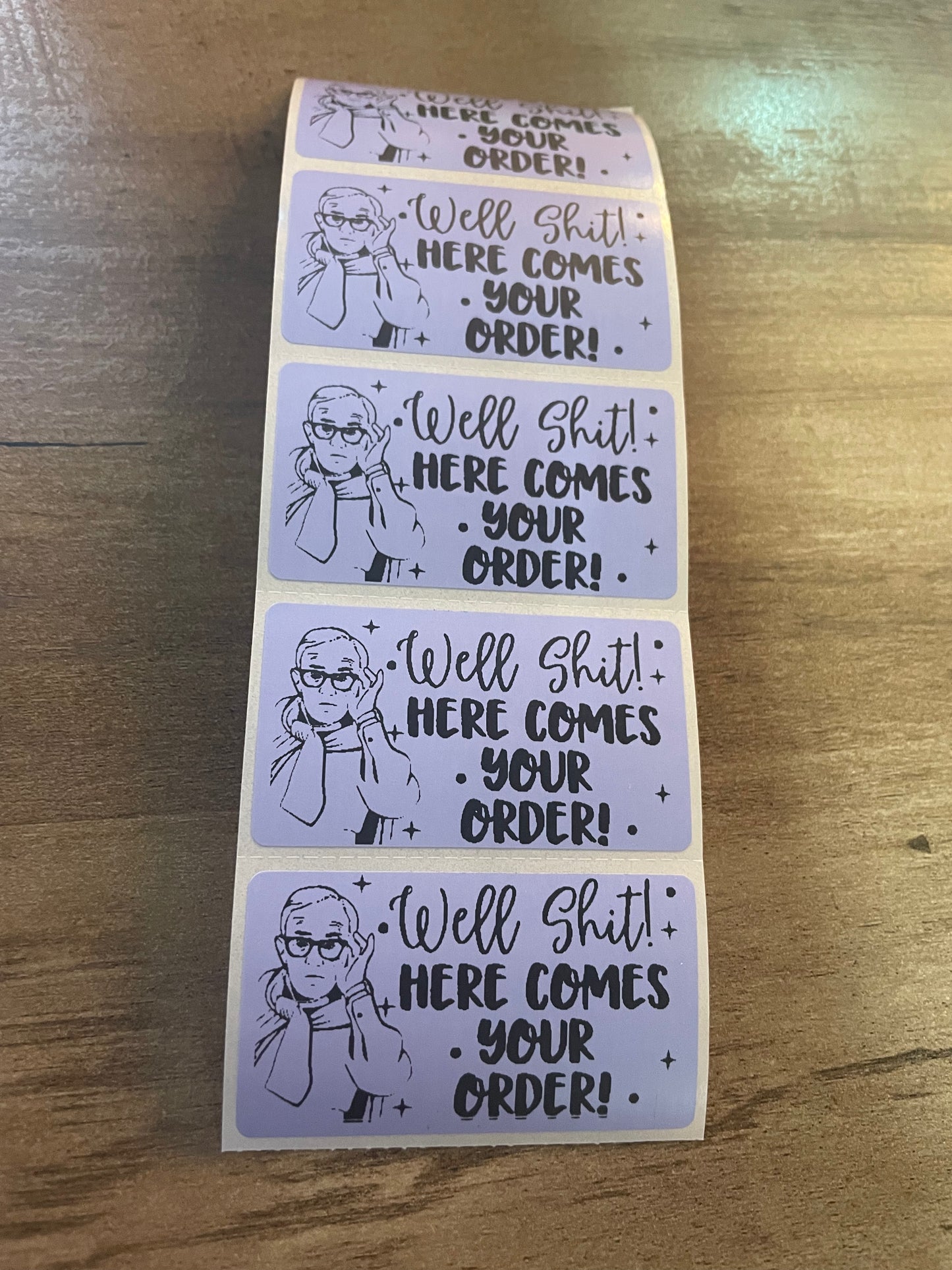 Well Shit Thermal Stickers