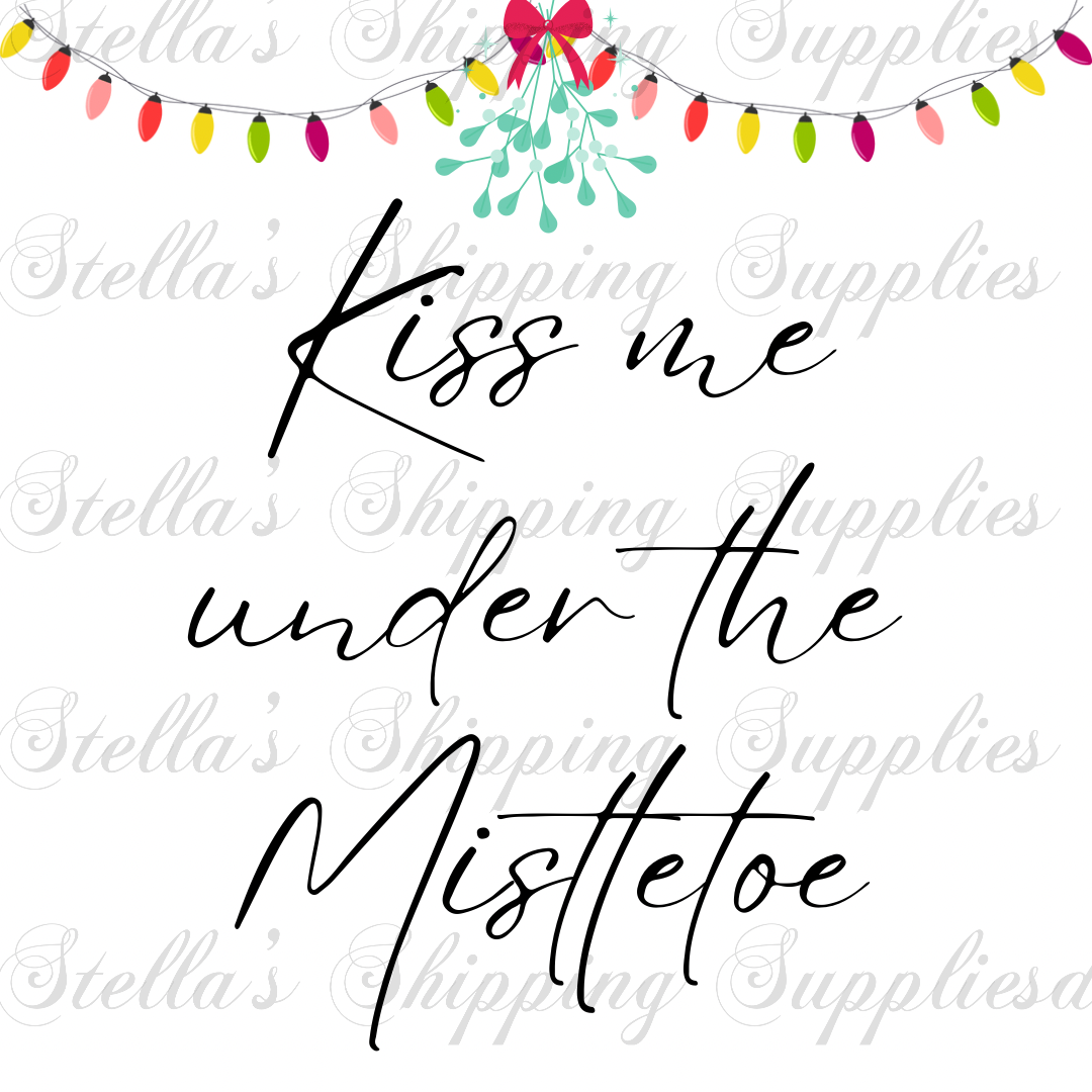 Under The Mistletoe Digital/Sticker