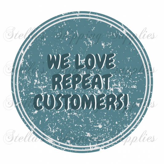 Repeat Customers Digital/Sticker