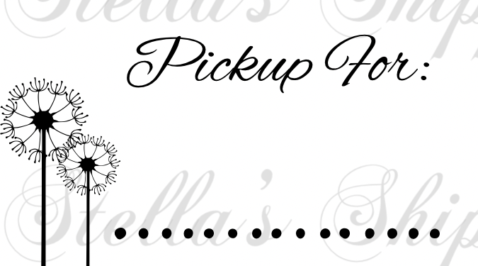 Dandelion Pickup Stickers