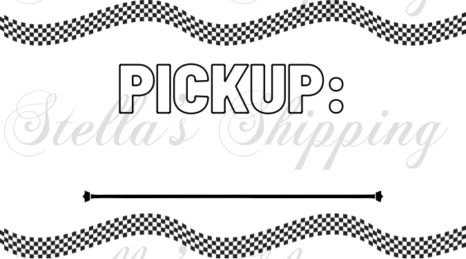 Checkered Thermal Stickers