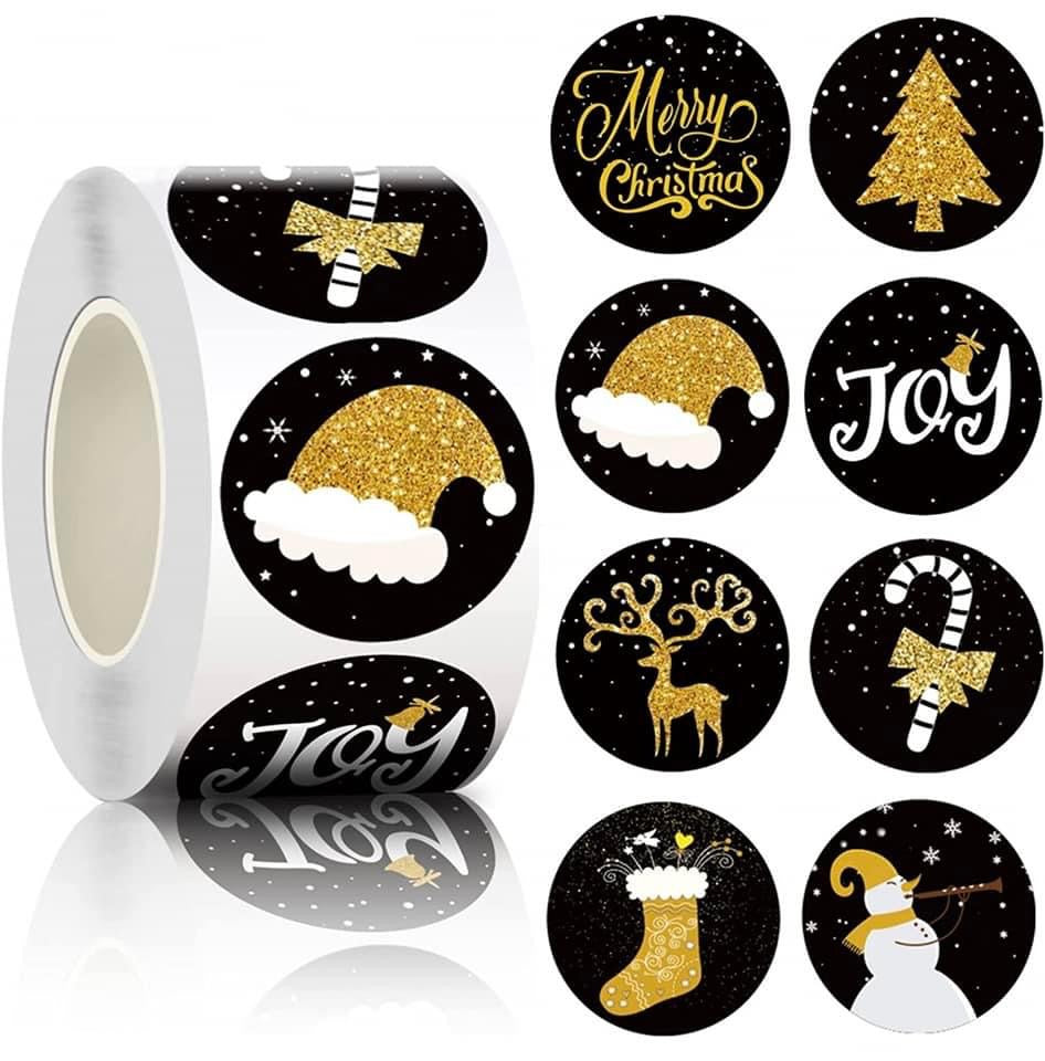 Gold Seasonal Stickers