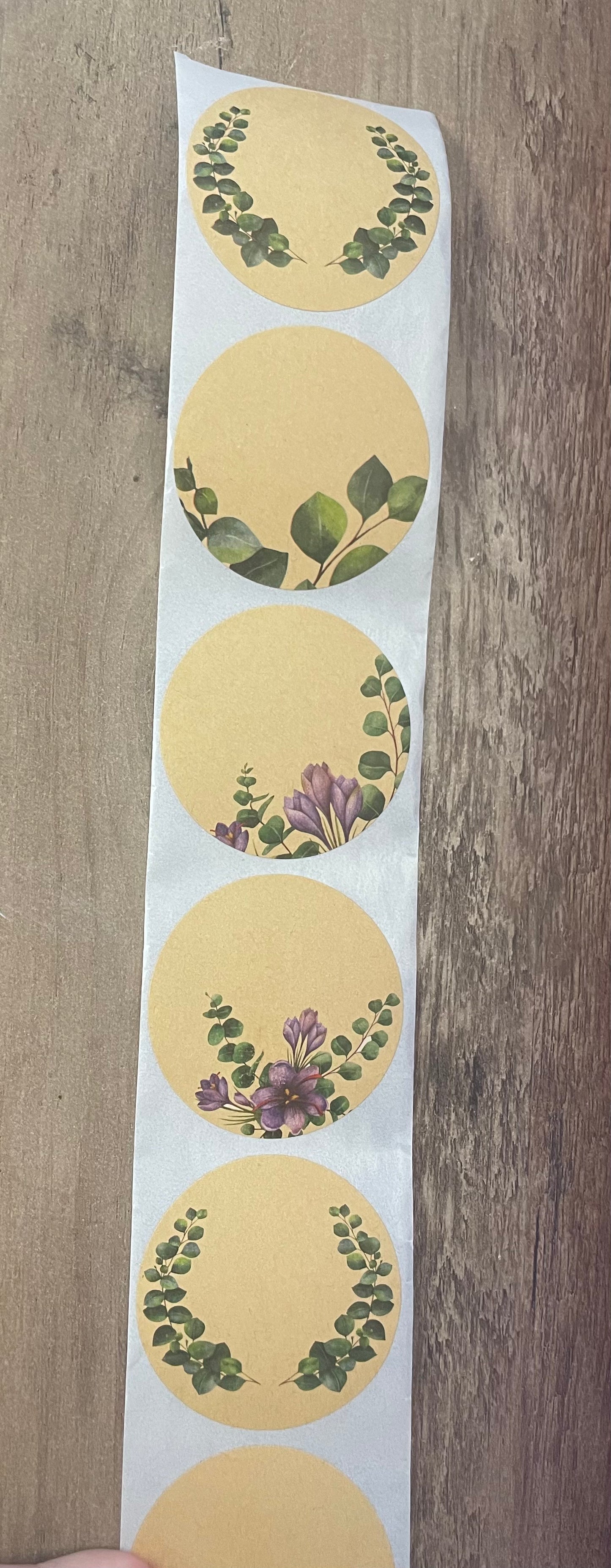 Kraft Blank Stickers
