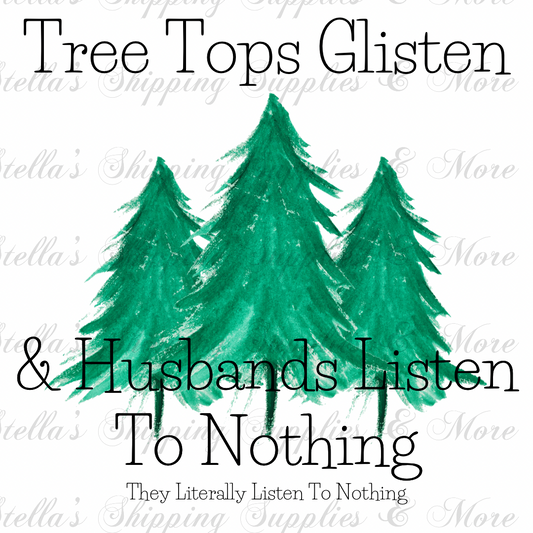 Husbands Don’t Listen Digital/Sticker